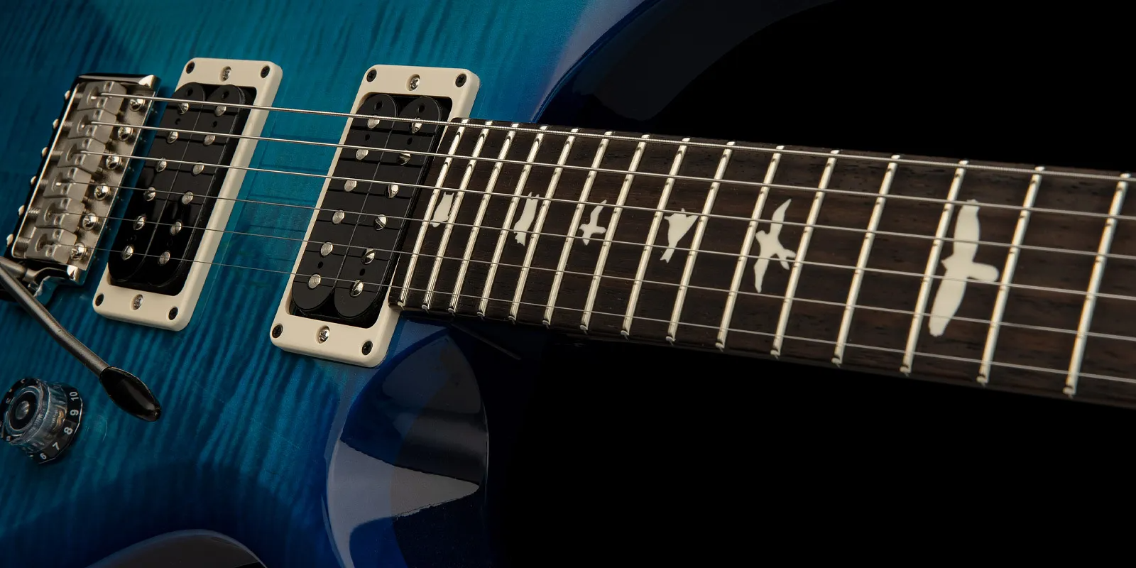 Prs S2 Custom 24 Usa Hh Trem Rw - Lake Blue - Double cut electric guitar - Variation 2