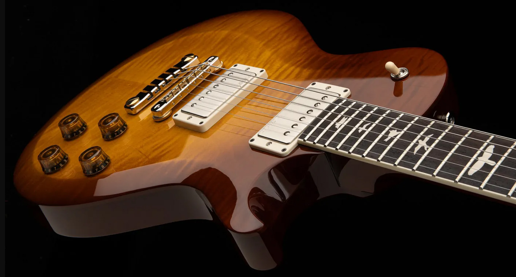 Prs S2 Mccarty 594 Singlecut Usa 2h 58/15lt Ht Rw - Honey Gold Burst - Single cut electric guitar - Variation 2