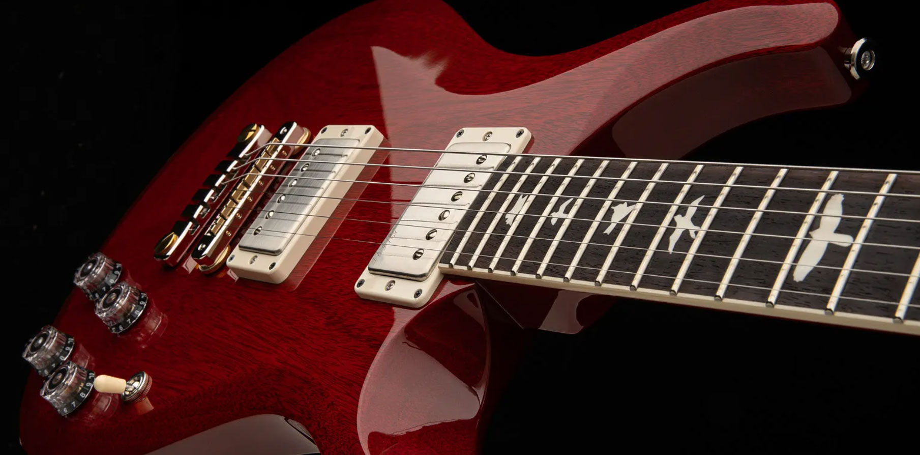 Prs S2 Mccarty 594 Thinline Usa 2h 58/15lt Ht Rw - Vintage Cherry - Double cut electric guitar - Variation 2