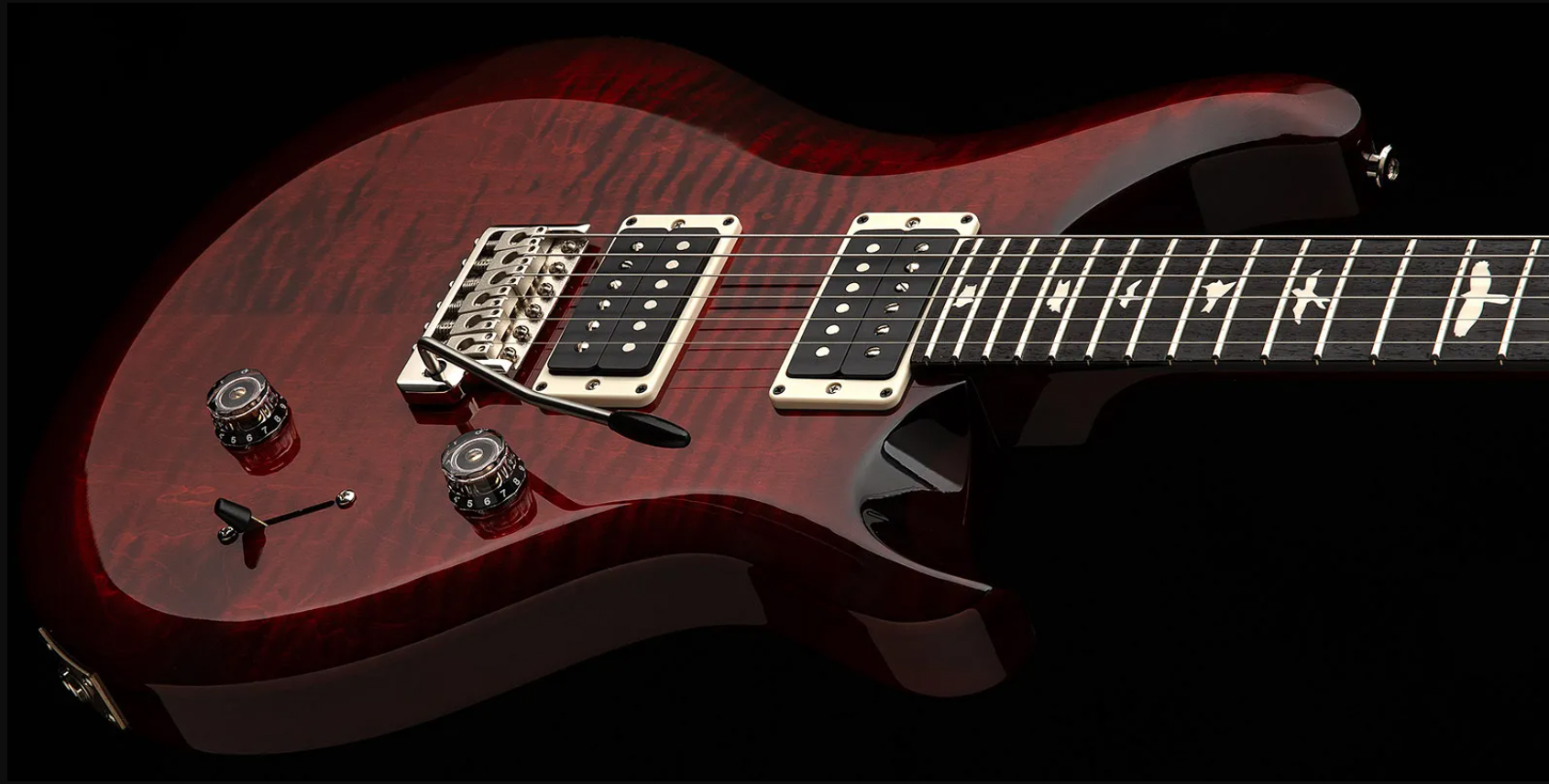 Prs S2 Mccarty 594 Usa 2h 58/15lt Ht Rw - Fire Red Burst - Double cut electric guitar - Variation 2