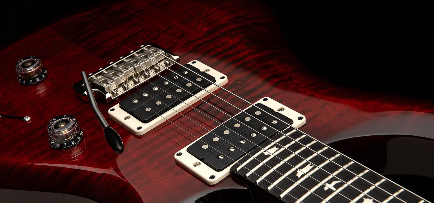 Prs S2 Mccarty 594 Usa 2h 58/15lt Ht Rw - Fire Red Burst - Double cut electric guitar - Variation 3