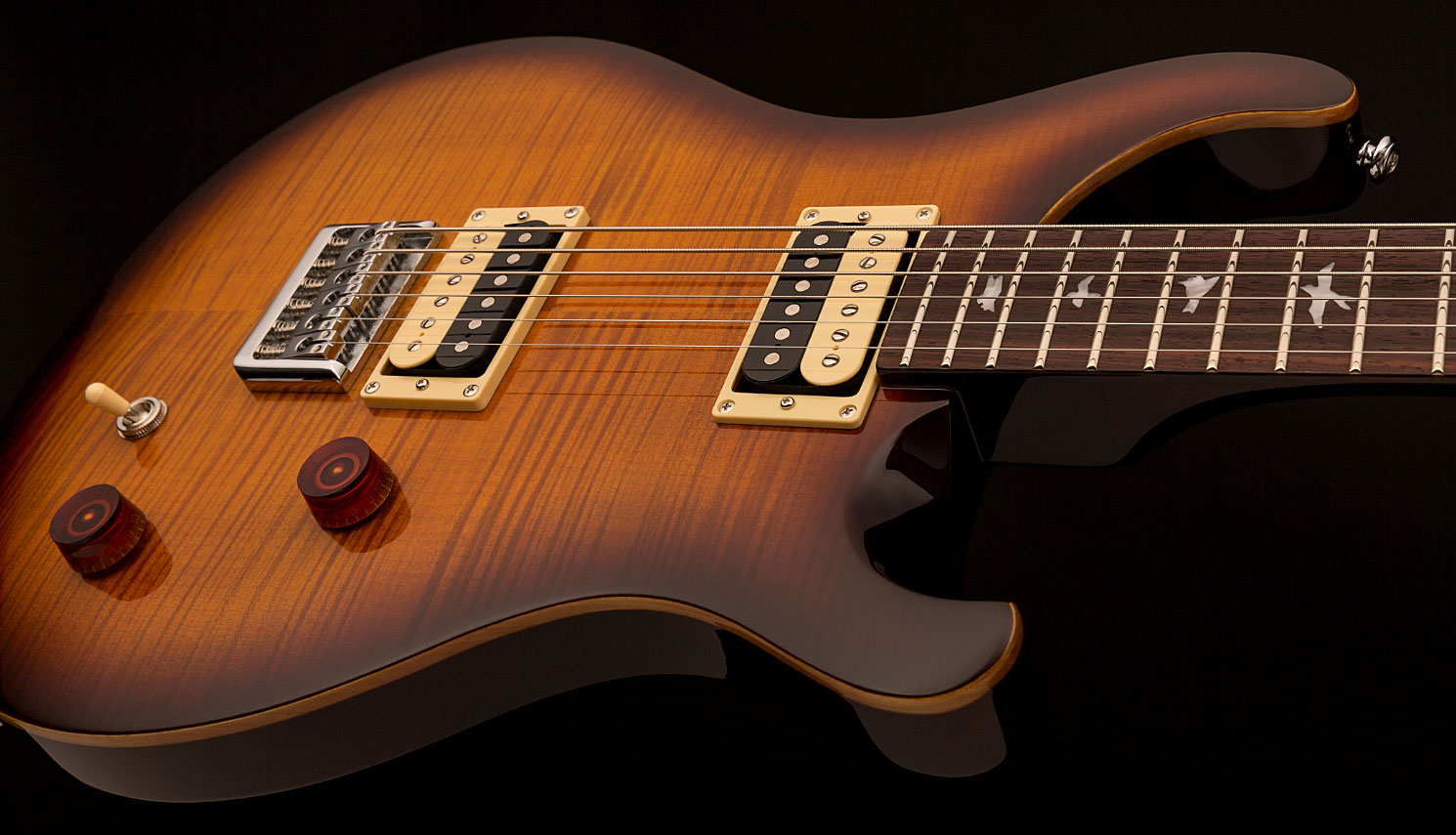 Prs Se 245 2017 - Tobacco Sunburst - Single cut electric guitar - Variation 2