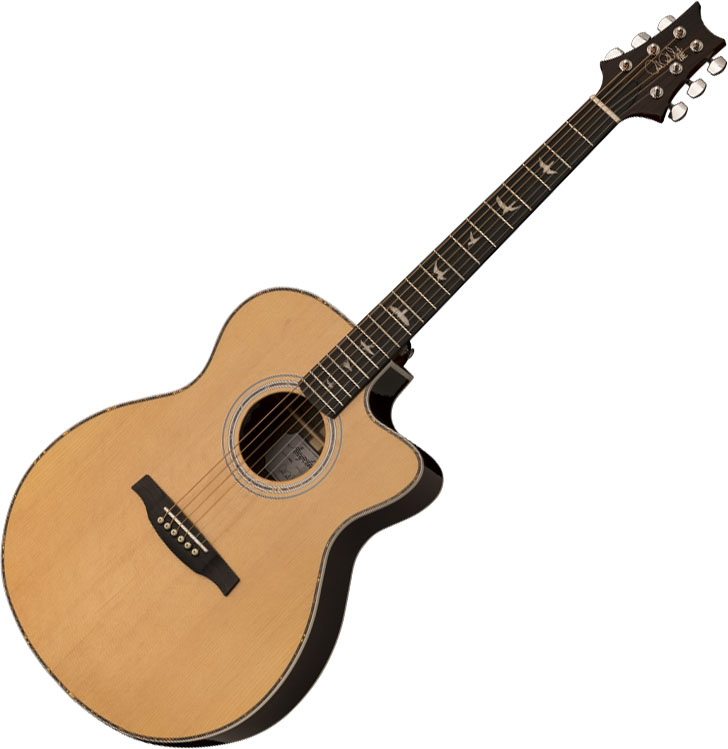 Optimistisk Array af Krigsfanger Prs SE Angelus A40E +Case - natural Electro acoustic guitar