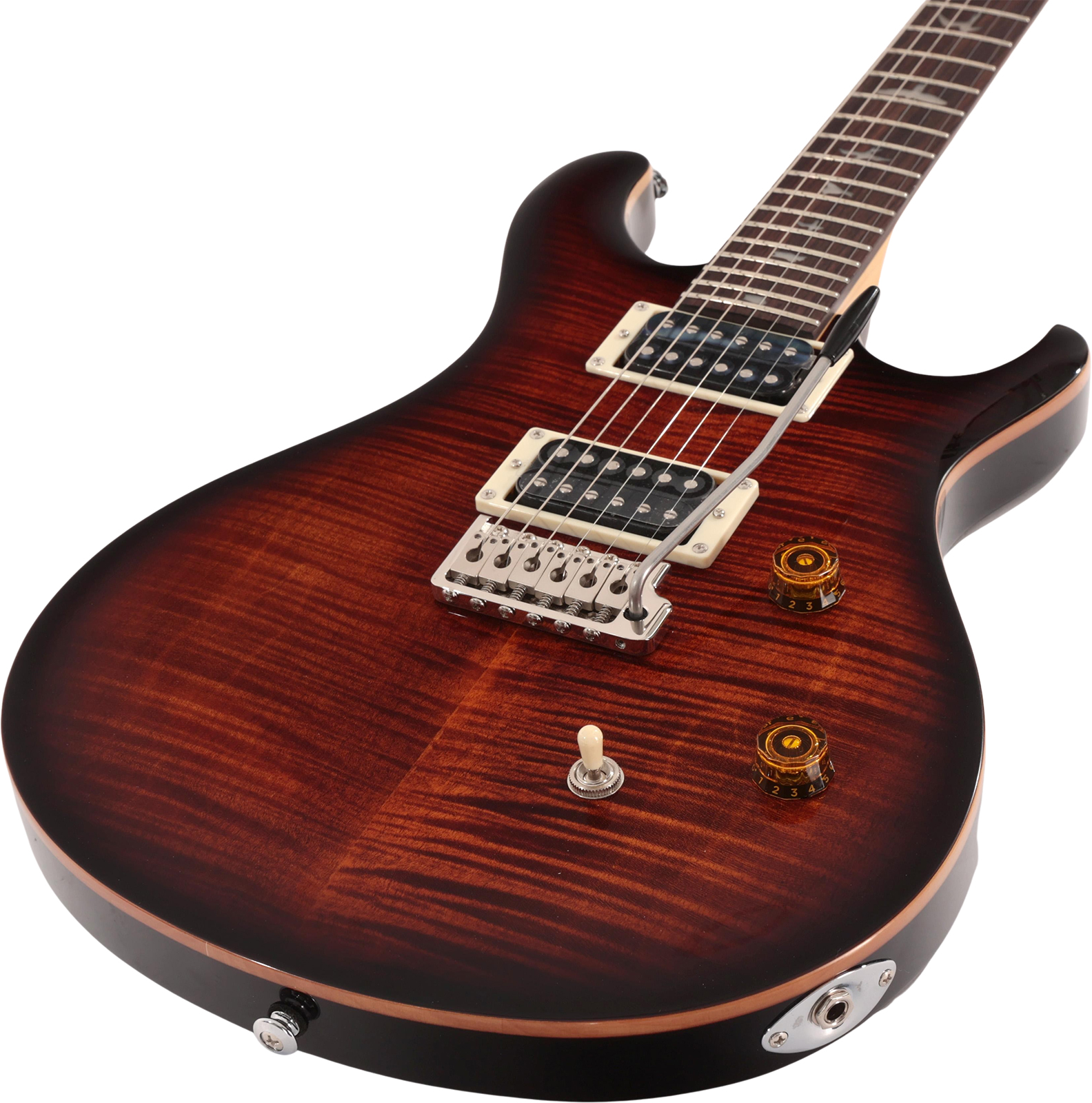 Prs Se Ce24 Bolt-on Ltd 2h Trem Rw - Black Gold Burst - Double cut electric guitar - Variation 2
