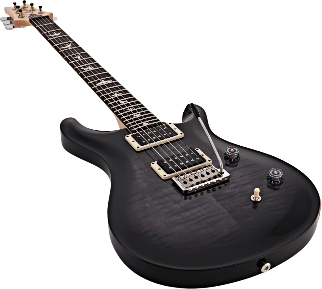 Prs Se Ce24 Bolt-on Ltd 2h Trem Rw - Charcoal Burst - Double cut electric guitar - Variation 2