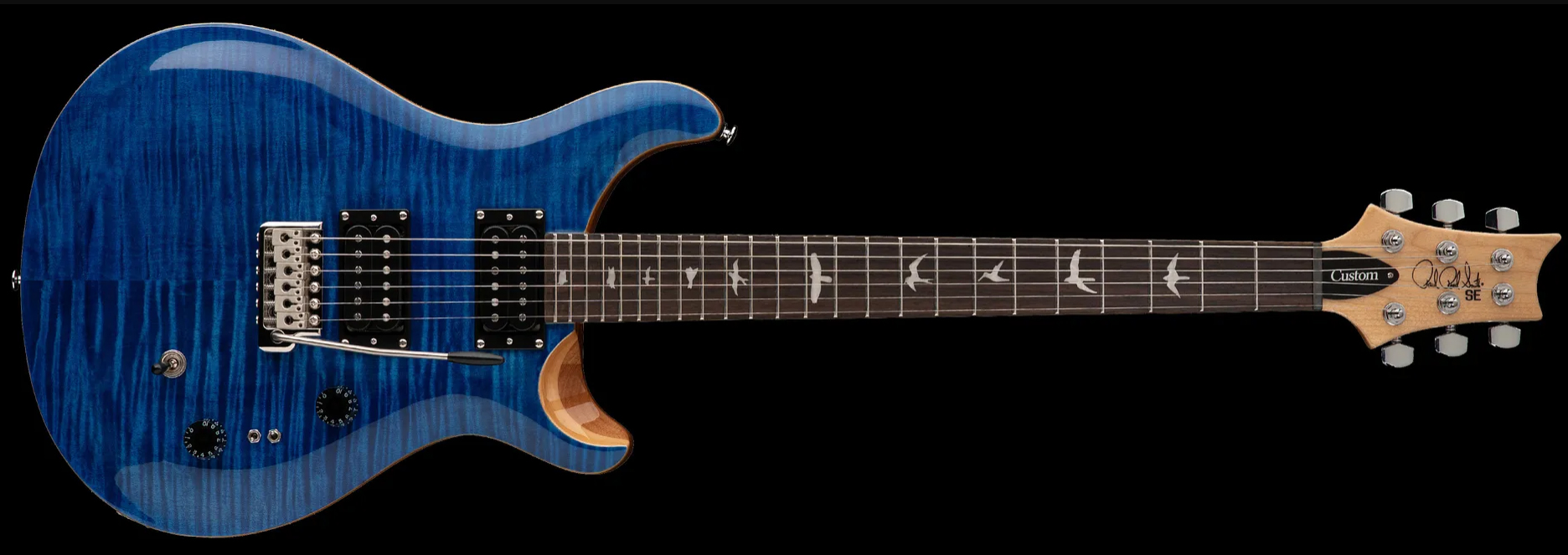 Prs Se Custom 24-08 2023 2h Trem Rw - Faded Blue - Double cut electric guitar - Variation 1