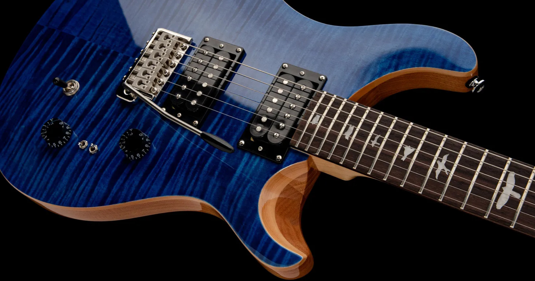 Prs Se Custom 24-08 2023 2h Trem Rw - Faded Blue - Double cut electric guitar - Variation 2