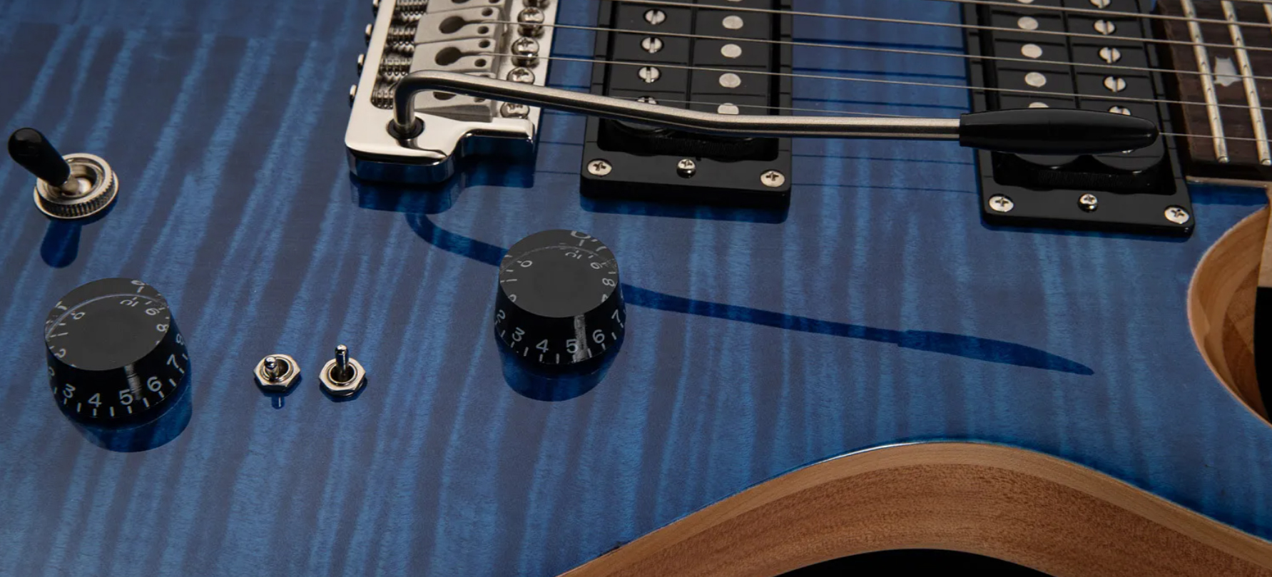 Prs Se Custom 24-08 2023 2h Trem Rw - Faded Blue - Double cut electric guitar - Variation 3
