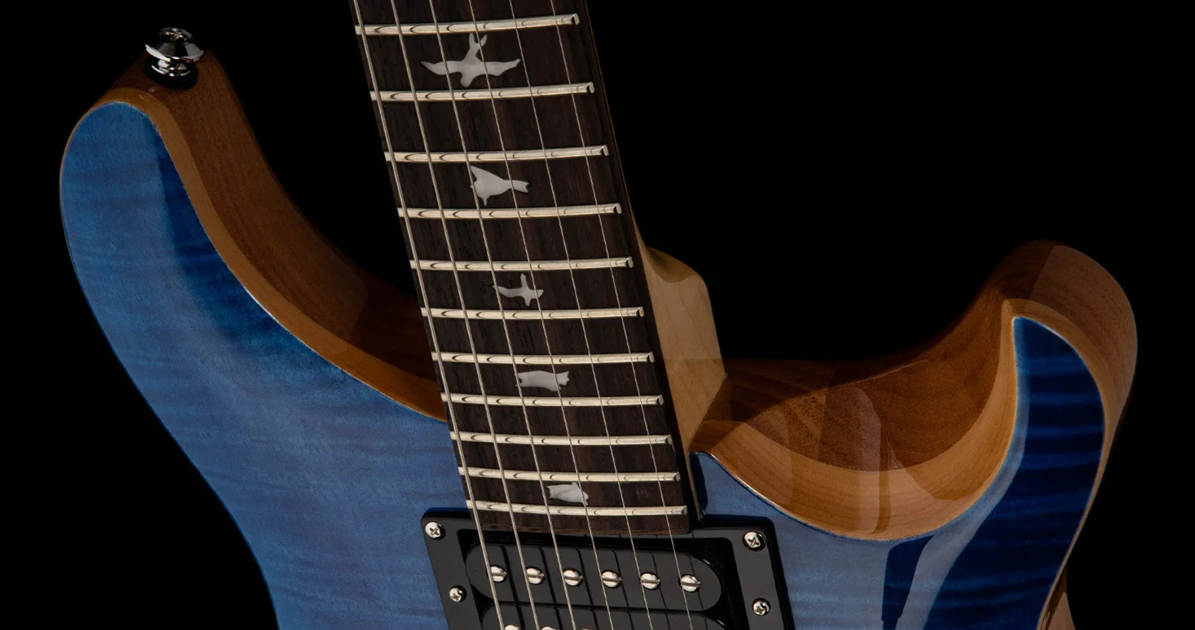 Prs Se Custom 24-08 2023 2h Trem Rw - Faded Blue - Double cut electric guitar - Variation 4