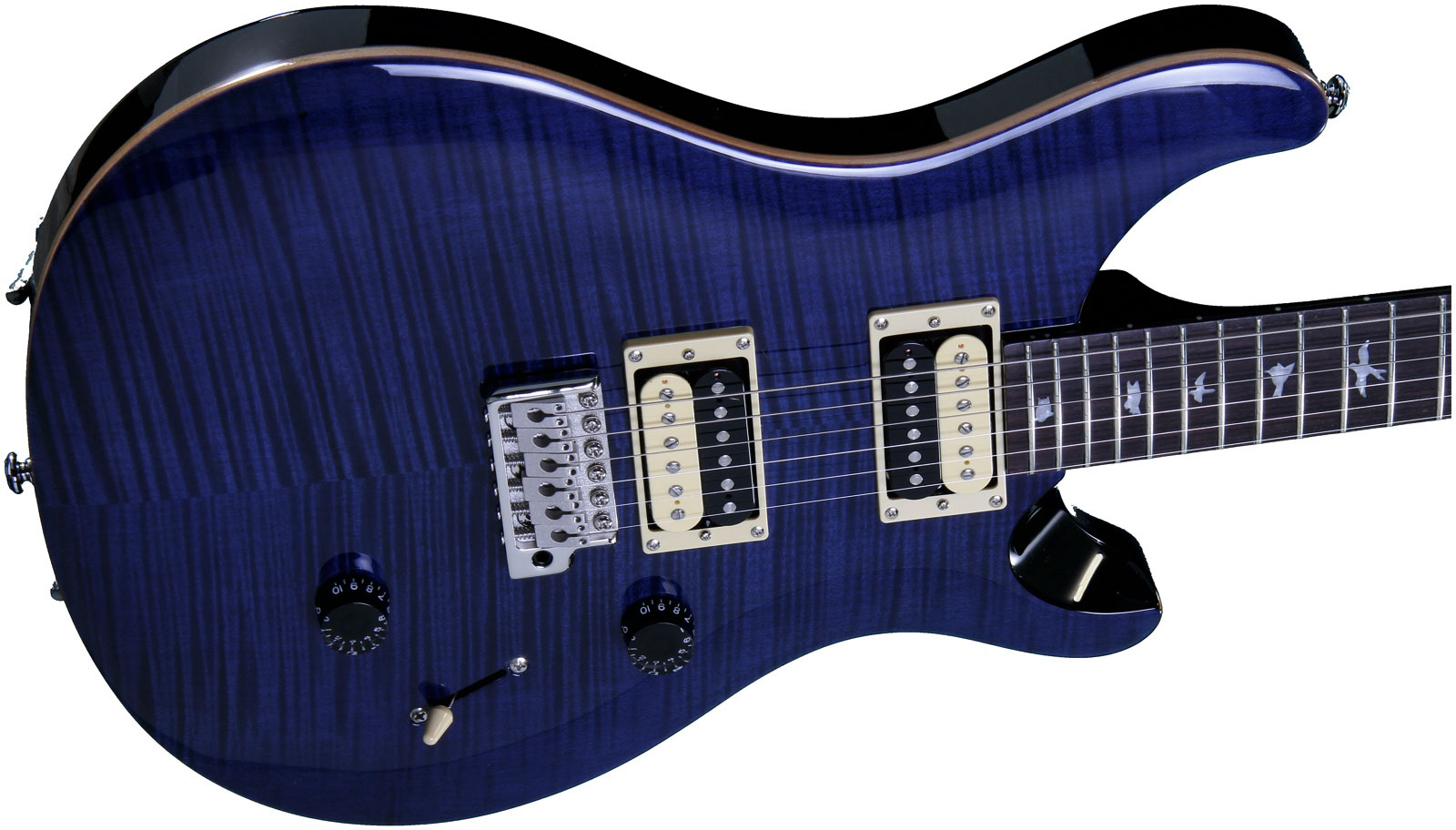 Prs Se Custom 24 2018 Hh Trem Rw - Whale Blue - Double cut electric guitar - Variation 3