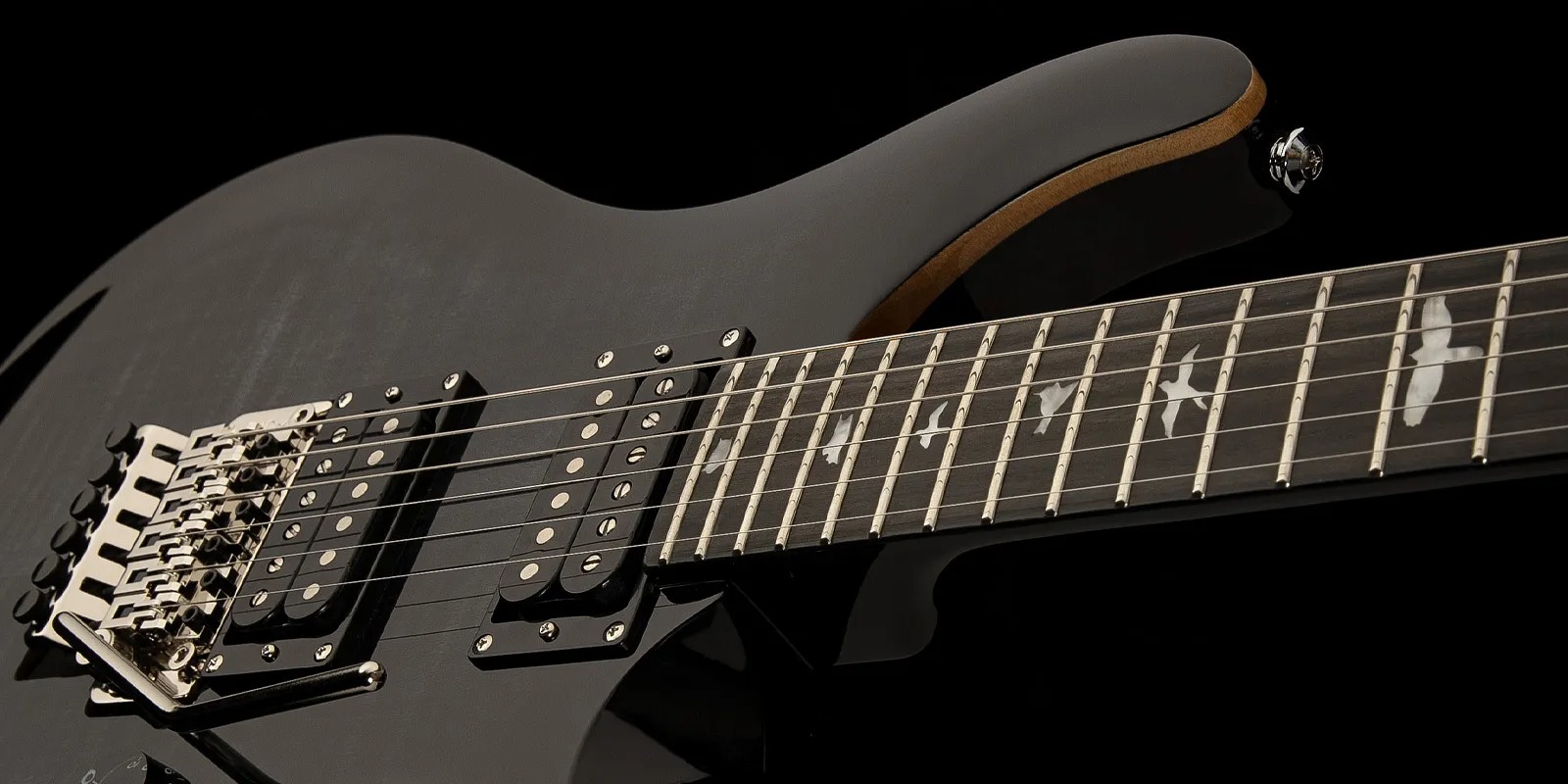 Prs Se Custom 24 Floyd 2023 2h Fr Eb - Charcoal Burst - Double cut electric guitar - Variation 3