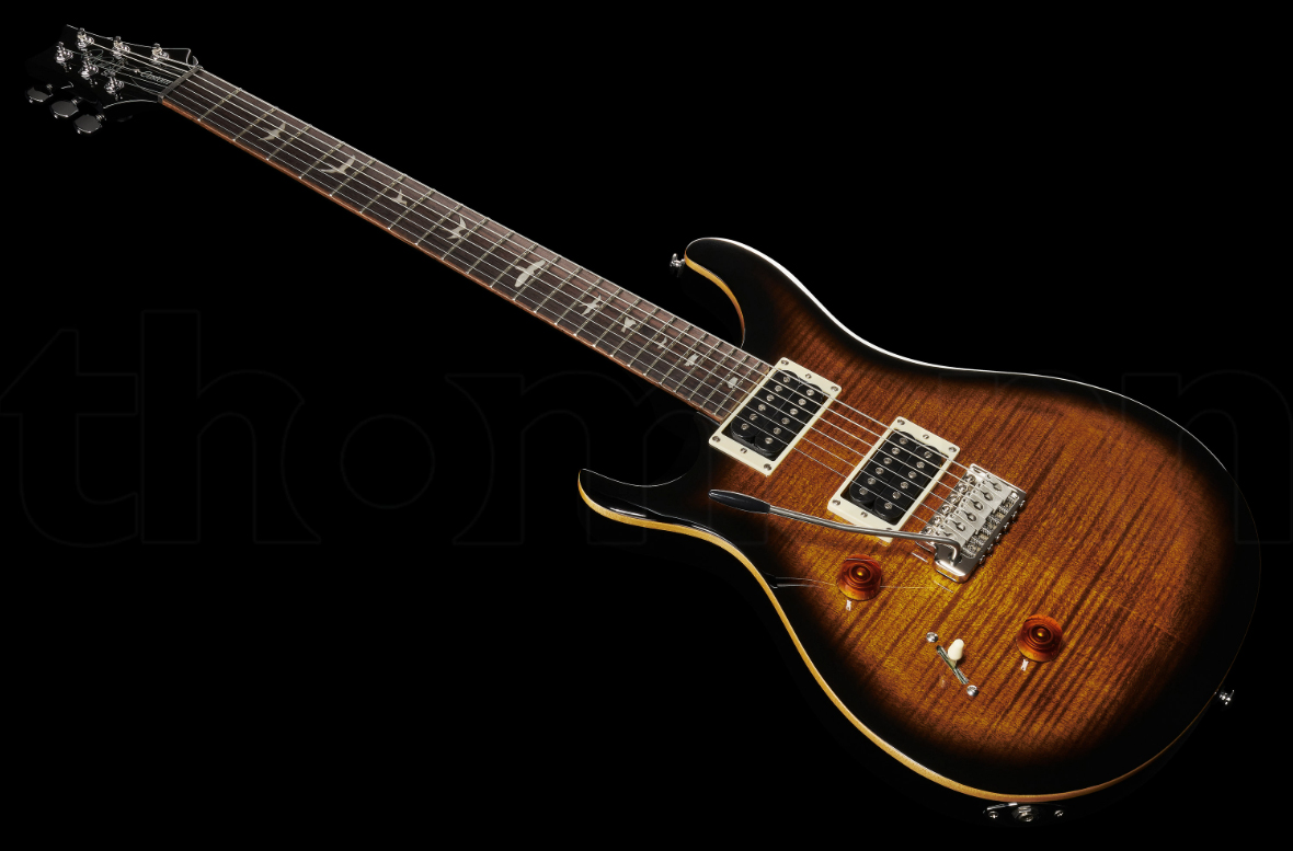 Prs Se Custom 24 Lh Gaucher 2h 85/15s Trem Rw - Black Gold Sunburst - Left-handed electric guitar - Variation 1