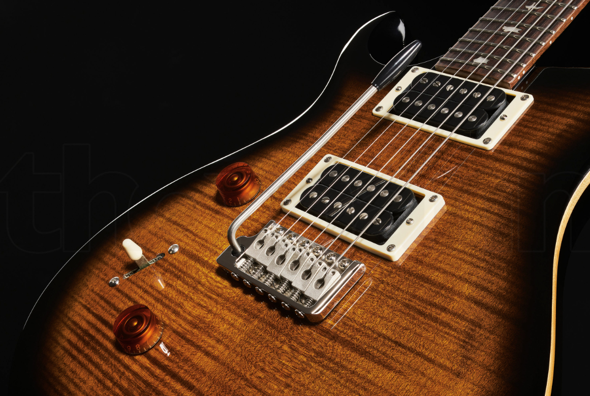 Prs Se Custom 24 Lh Gaucher 2h 85/15s Trem Rw - Black Gold Sunburst - Left-handed electric guitar - Variation 2