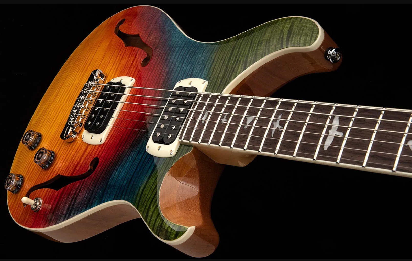 Prs Se Ed Sheeran Hollowbody I Piezo Baritone Signature Baryton 2h Ht Rw - Kaleidoscope - Baritone guitar - Variation 3