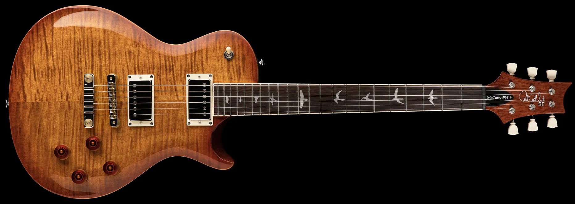 Prs Se Mccarty 594 Singlecut 2h Ht Rw - Vintage Sunburst - Single cut electric guitar - Variation 2