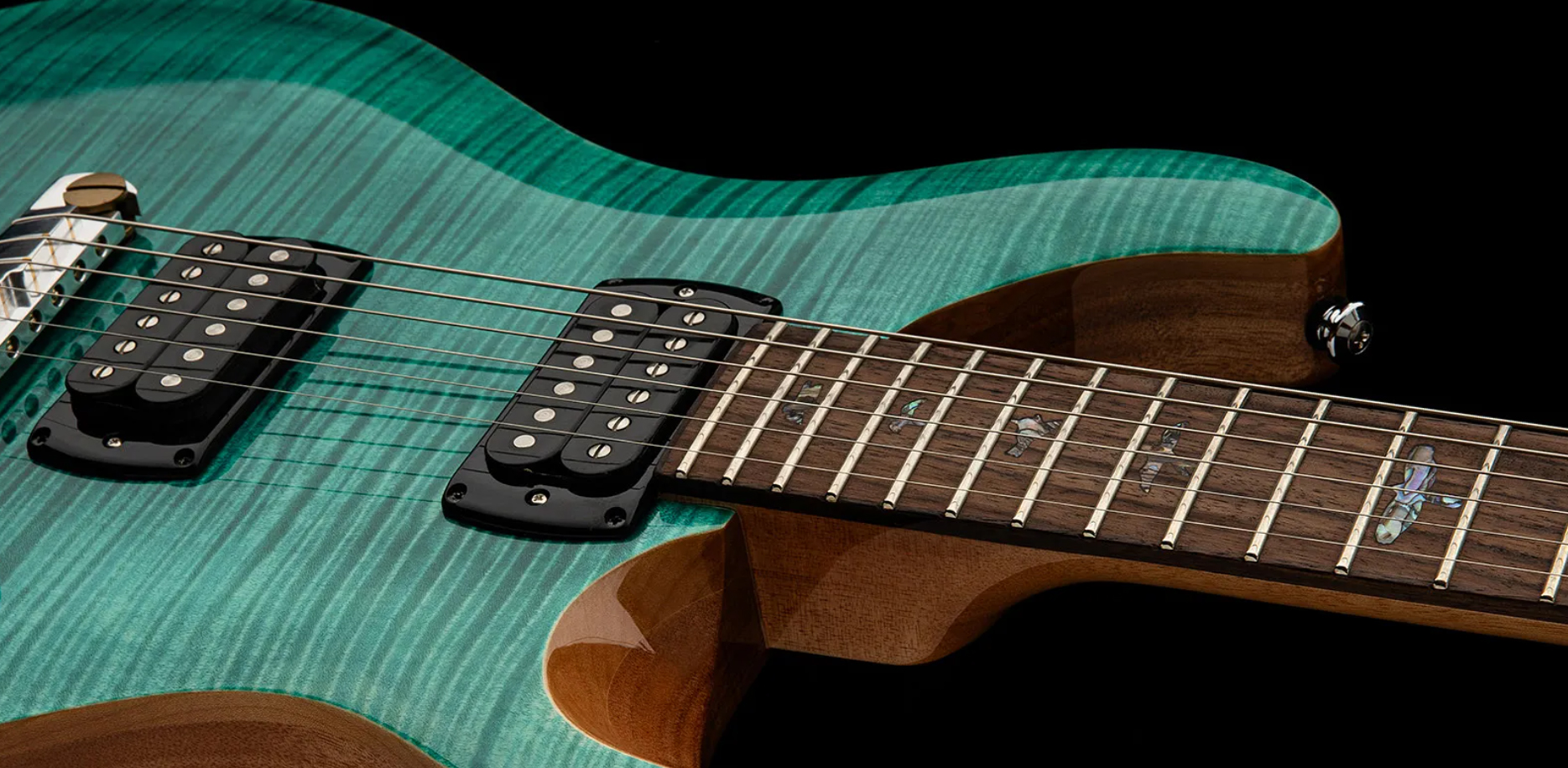 Prs Se Paul's Guitar 2h Ht Rw - Turquoise - Double cut electric guitar - Variation 2