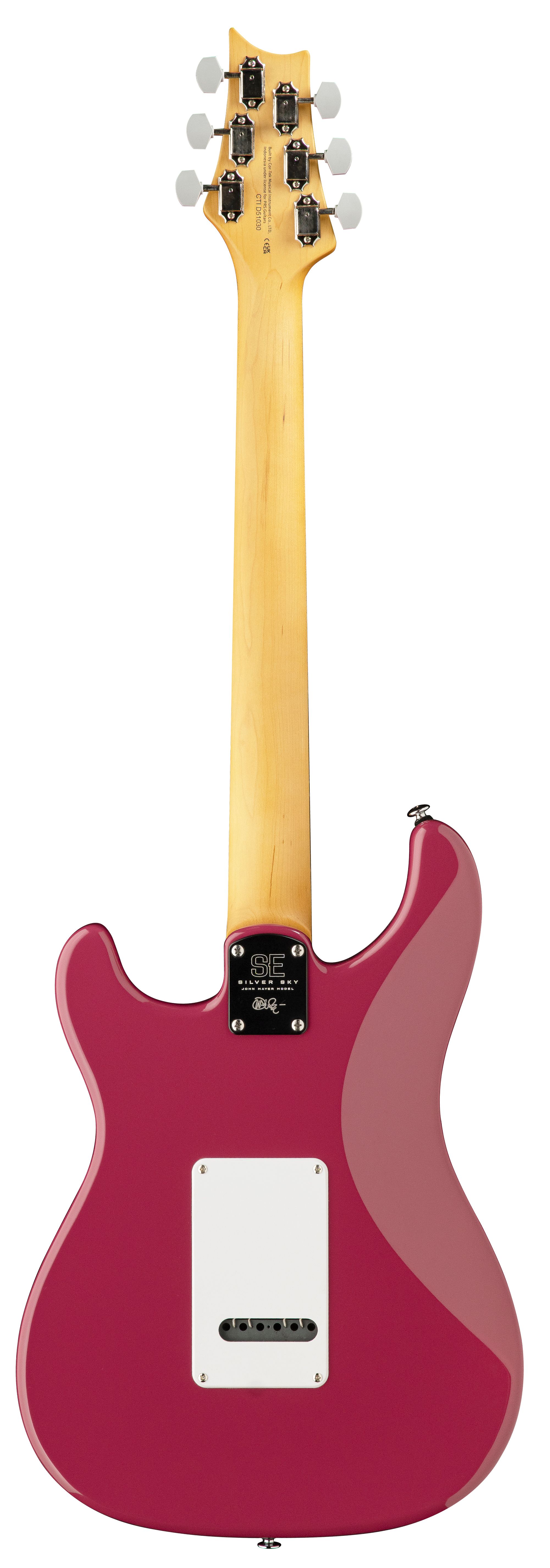 Prs Se Silver Sky John Mayer Signature 3s Trem Rw - Dragon Fruit - Str shape electric guitar - Variation 1