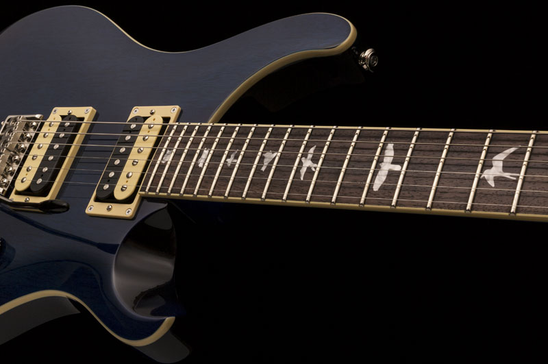 Prs Se Standard 24 Trans Blue - Double cut electric guitar - Variation 1