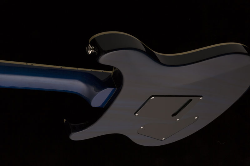 Prs Se Standard 24 Trans Blue - Double cut electric guitar - Variation 2