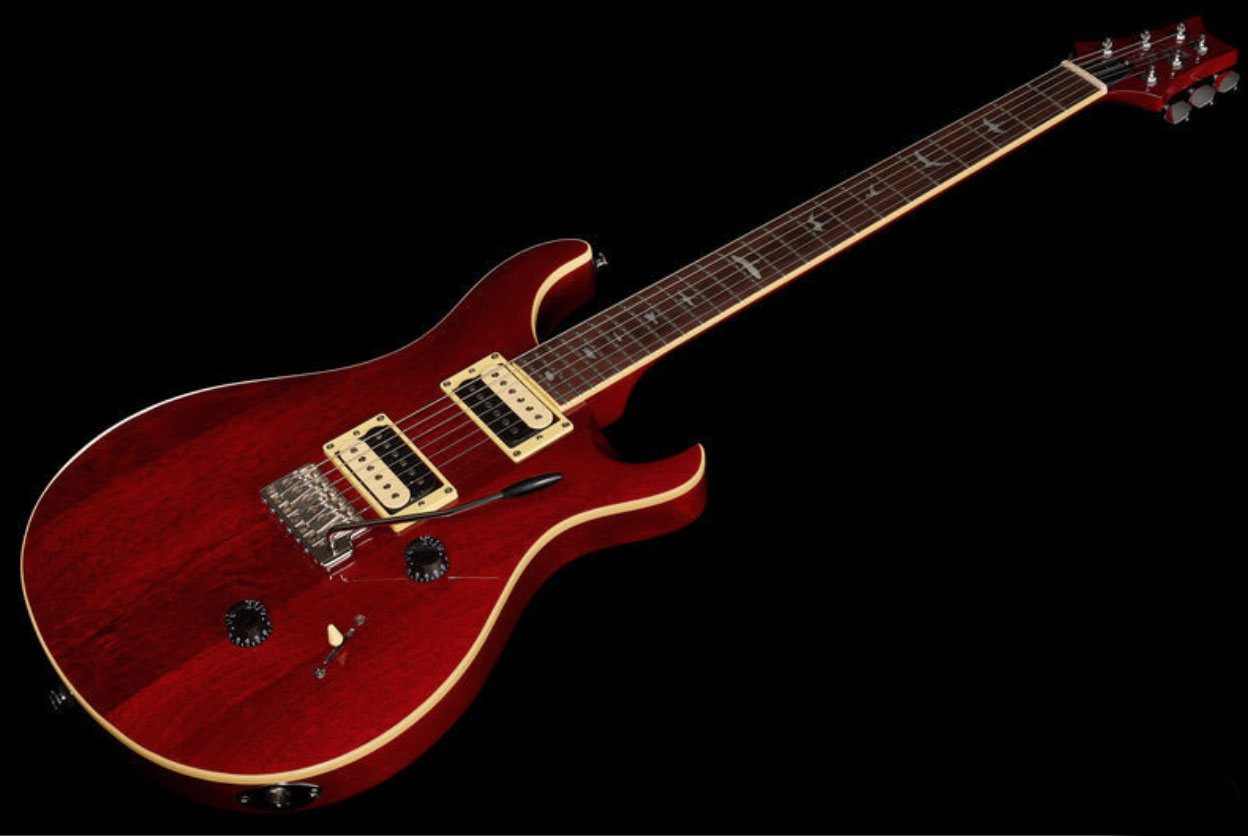 Prs Se Standard 24 2021 Hh Trem Rw +housse - Vintage Cherry - Double cut electric guitar - Variation 1