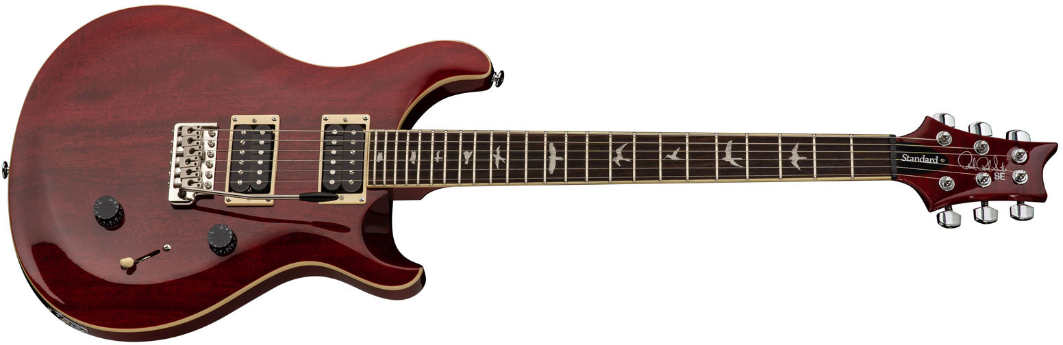 Prs Se Standard 24 2h Trem Rw - Vintage Cherry - Double cut electric guitar - Variation 1