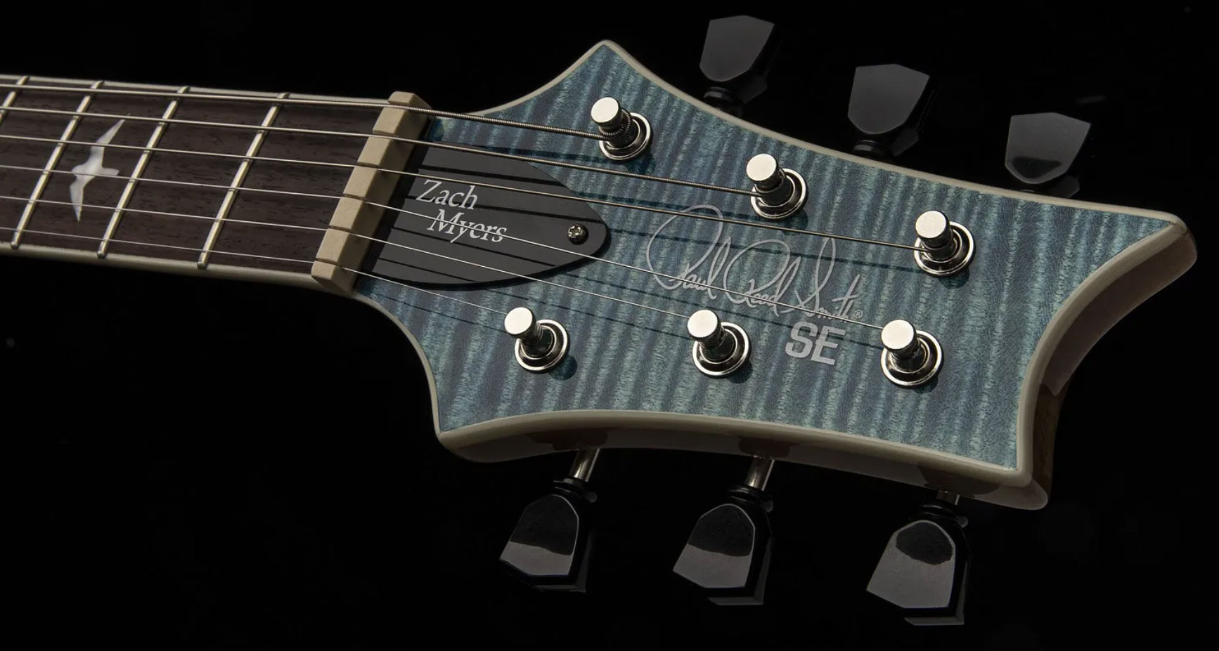 Prs Se Zach Myers 2h Ht Rw - Myers Blue - Single cut electric guitar - Variation 6