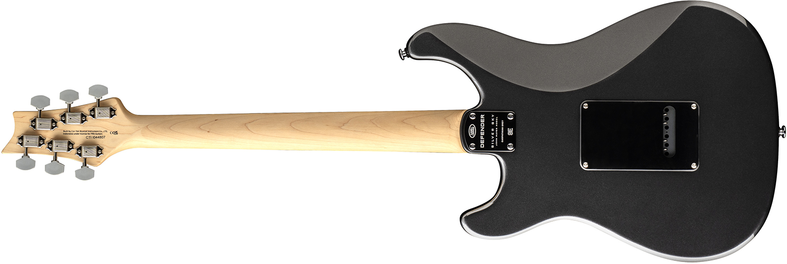 Prs Silver Sky Defender Se Ltd Signature 3s Trem Rw - Carpathian Grey - Str shape electric guitar - Variation 1