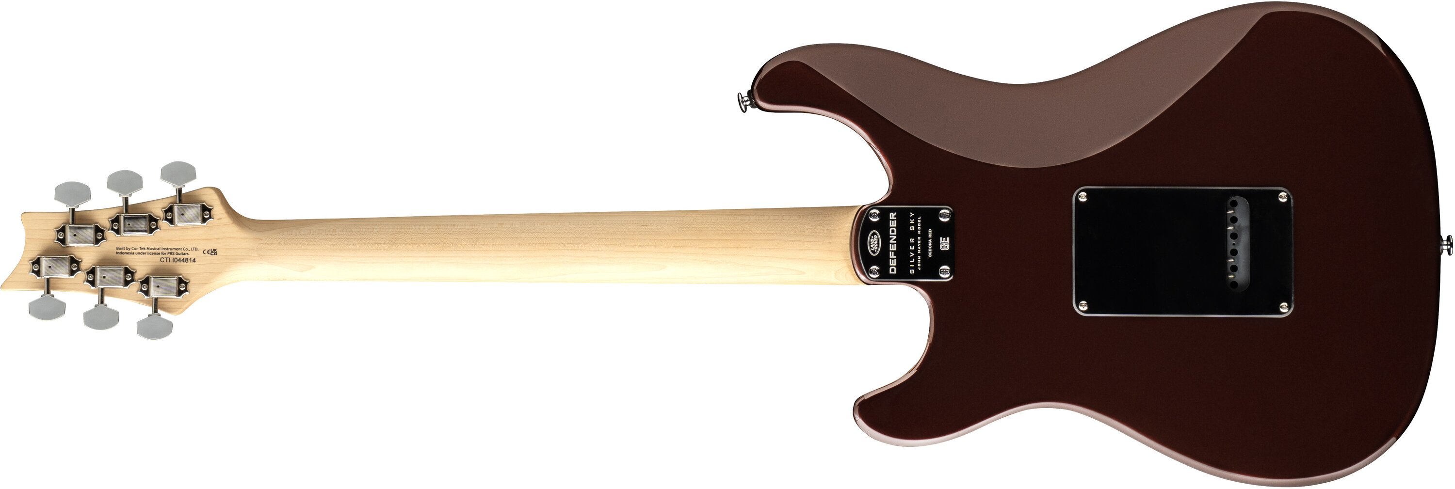 Prs Silver Sky Defender Se Ltd Signature 3s Trem Rw - Sedona Red - Str shape electric guitar - Variation 1