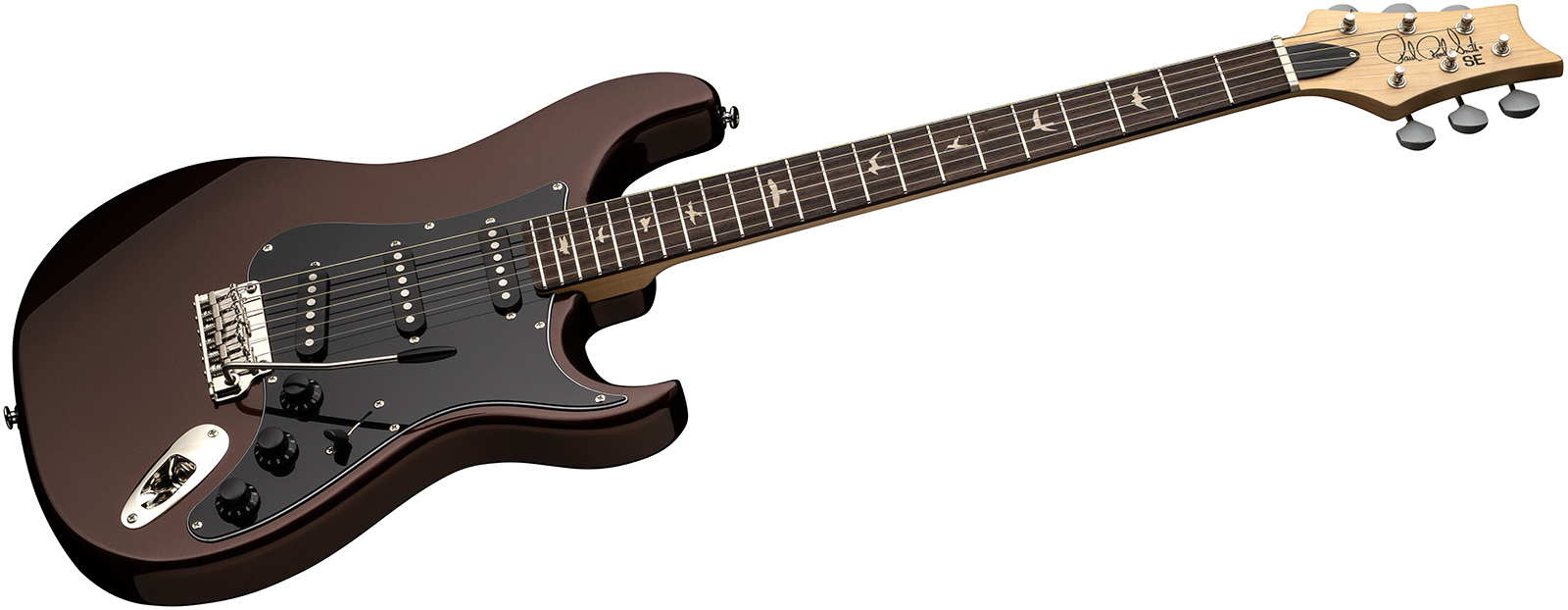 Prs Silver Sky Defender Se Ltd Signature 3s Trem Rw - Sedona Red - Str shape electric guitar - Variation 3