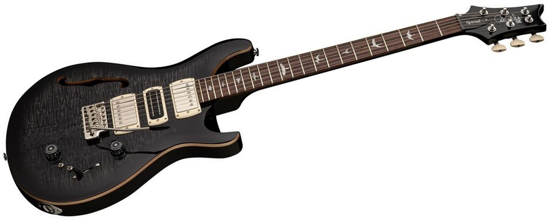 Prs Special Semi Hollow Se (wing Tuners) 2h Ht Rw - Charcoal Burst - Semi-hollow electric guitar - Variation 1