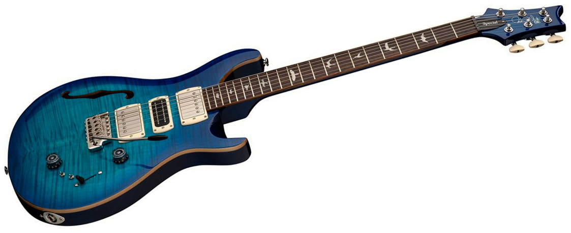 Prs Special Semi Hollow Se (wing Tuners) 2h Ht Rw - Lake Blue - Semi-hollow electric guitar - Variation 1
