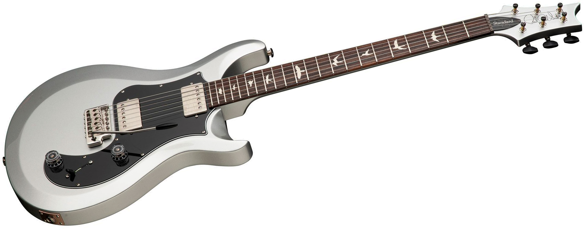 Prs Standard 22 S2 Usa 2h Trem Rw - Platinum Metallic - Double cut electric guitar - Variation 2