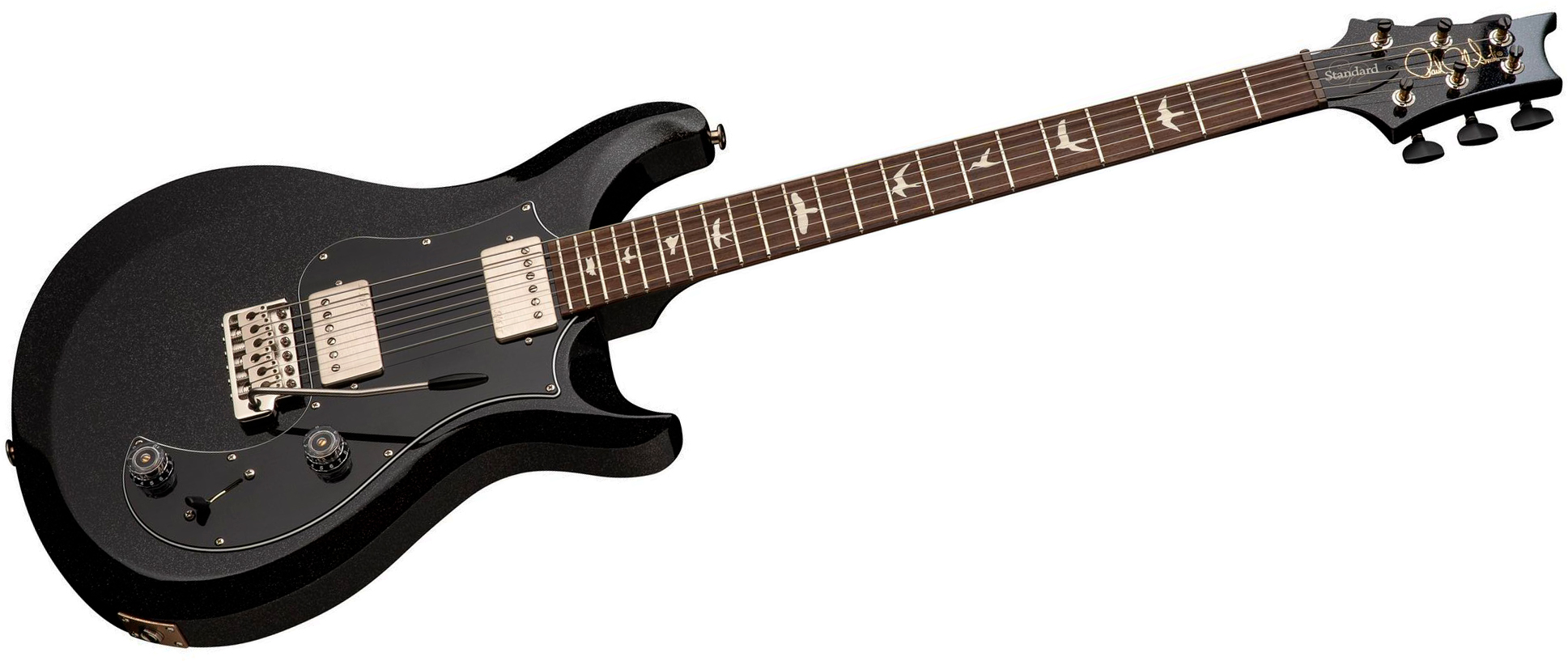 Prs Standard 22 S2 Usa 2h Trem Rw - Black Rainbow Holoflake - Double cut electric guitar - Variation 2
