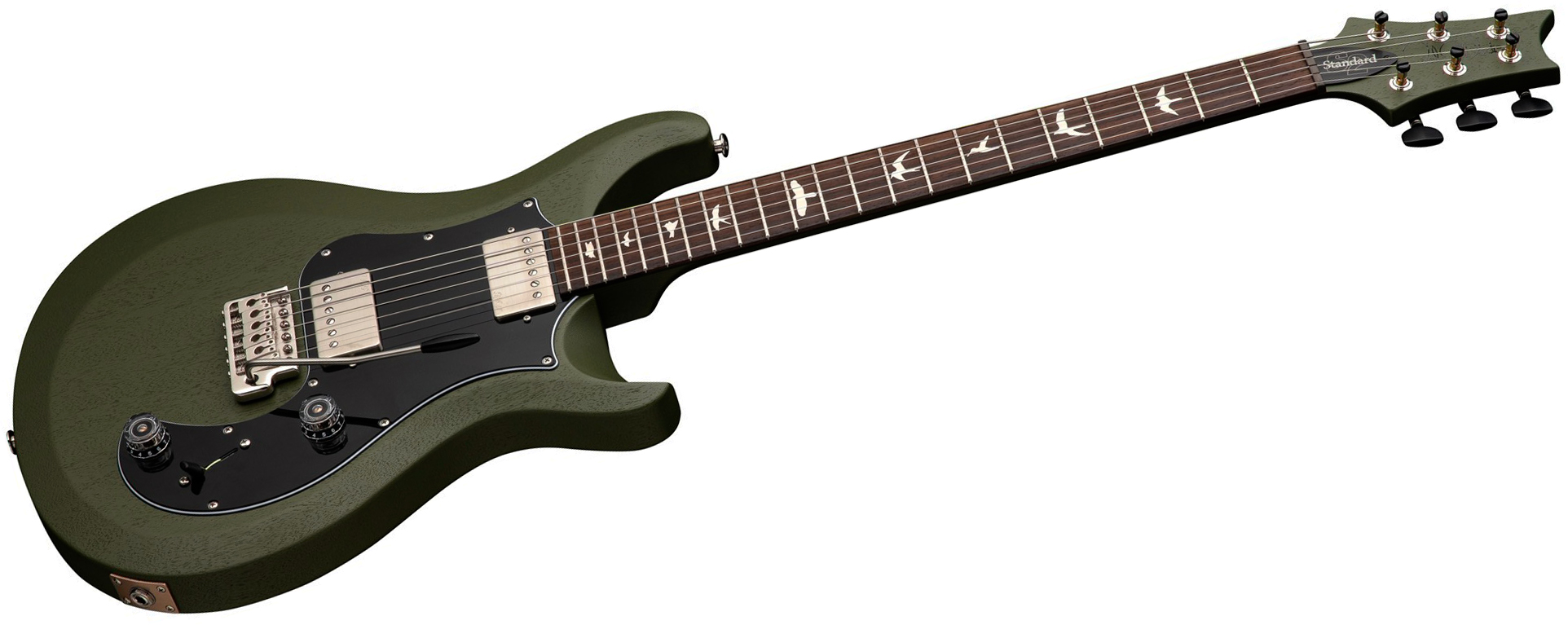 Prs Standard 22 S2 Usa 2h Trem Rw - Matcha Green Satin - Double cut electric guitar - Variation 2