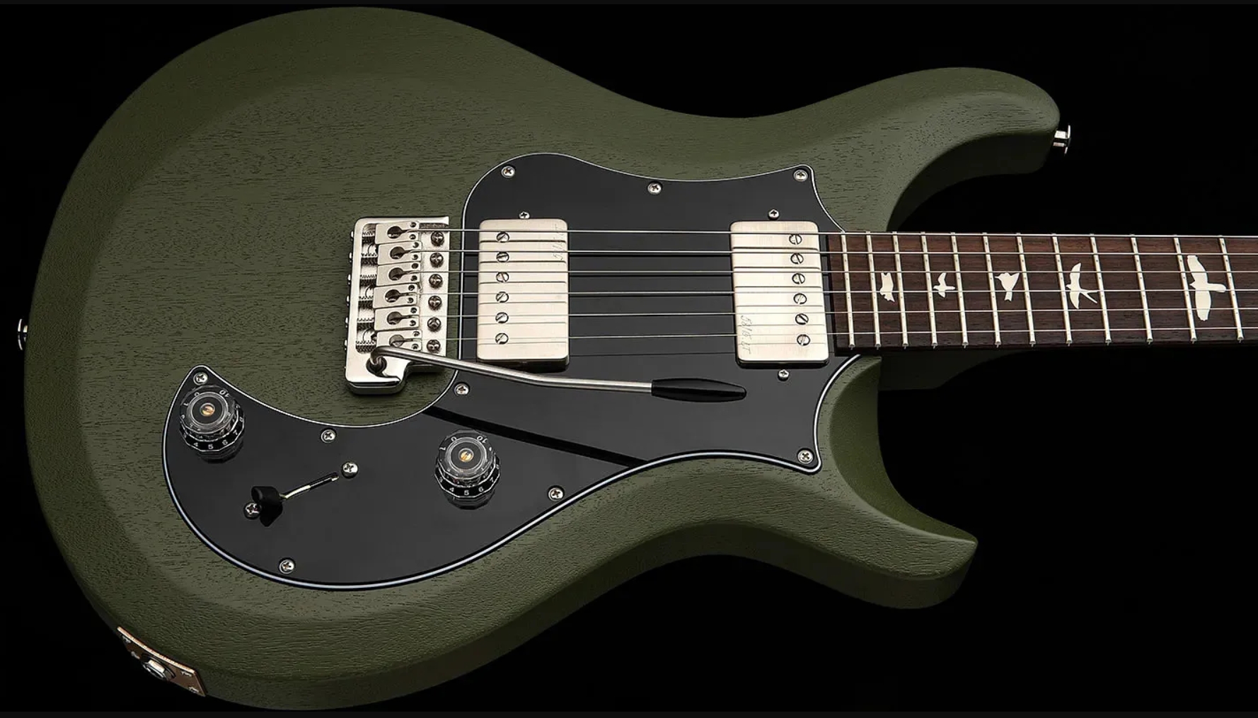 Prs Standard 22 S2 Usa 2h Trem Rw - Matcha Green Satin - Double cut electric guitar - Variation 3