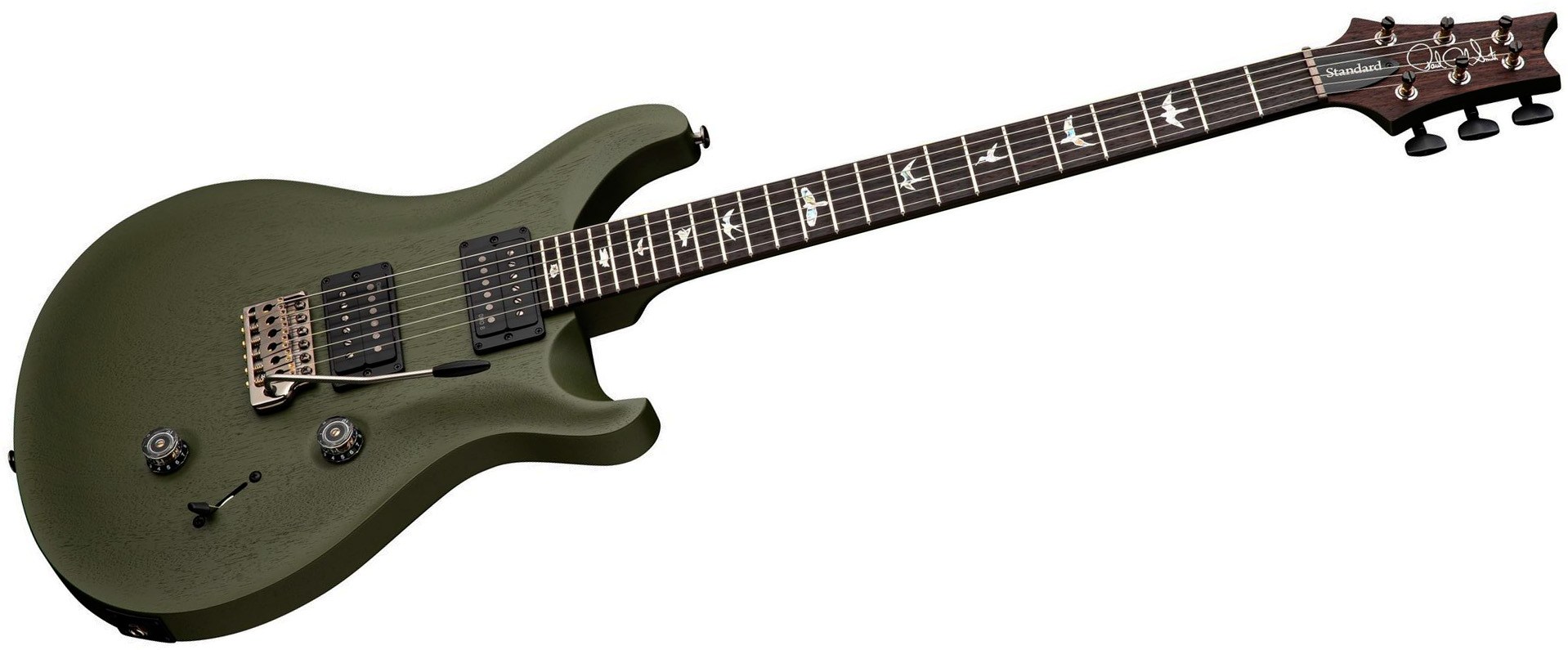 Prs Standard 24 S2 Usa 2h Dmo Trem Rw - Matcha Green Satin - Double cut electric guitar - Variation 2