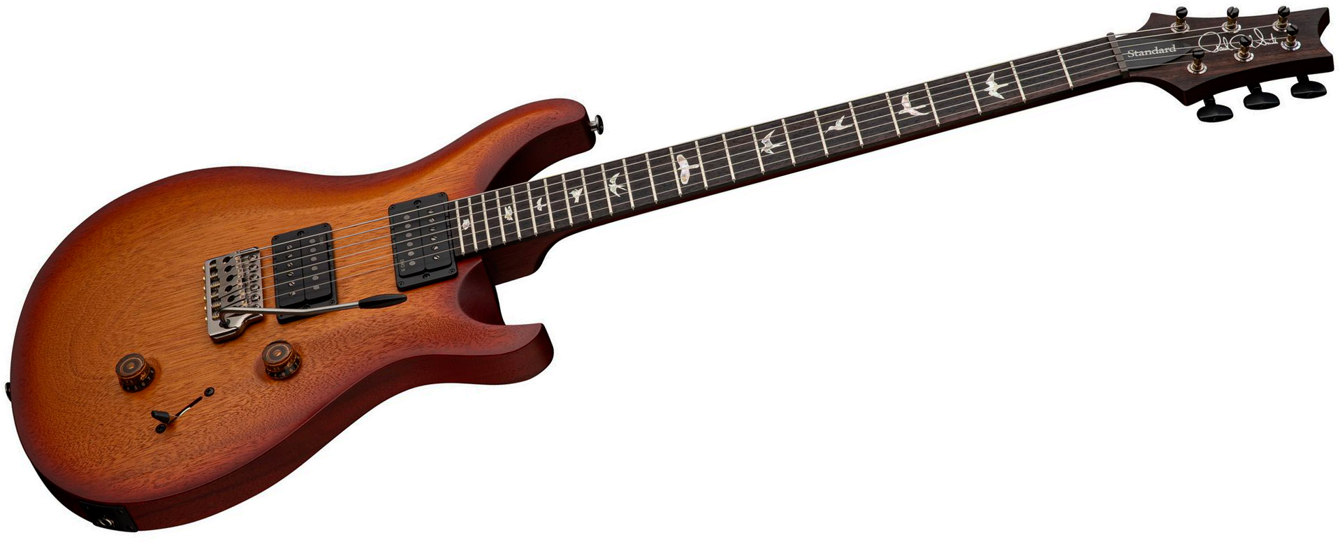 Prs Standard 24 S2 Usa 2h Dmo Trem Rw - Dark Cherry Sunburst Satin - Double cut electric guitar - Variation 2