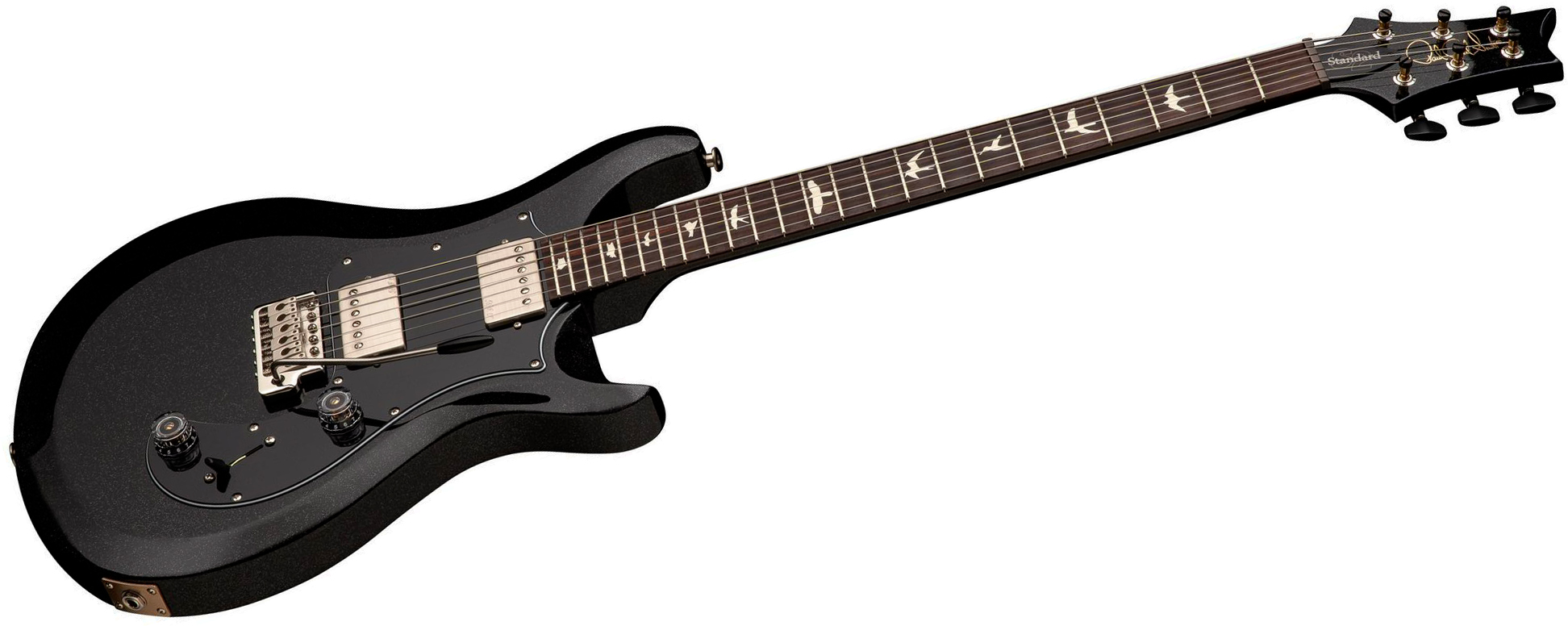 Prs Standard 24 S2 Usa 2h Trem Rw - Black Rainbow Holoflake - Double cut electric guitar - Variation 2