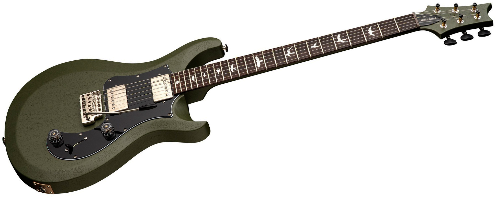 Prs Standard 24 S2 Usa 2h Trem Rw - Matcha Green Satin - Double cut electric guitar - Variation 2