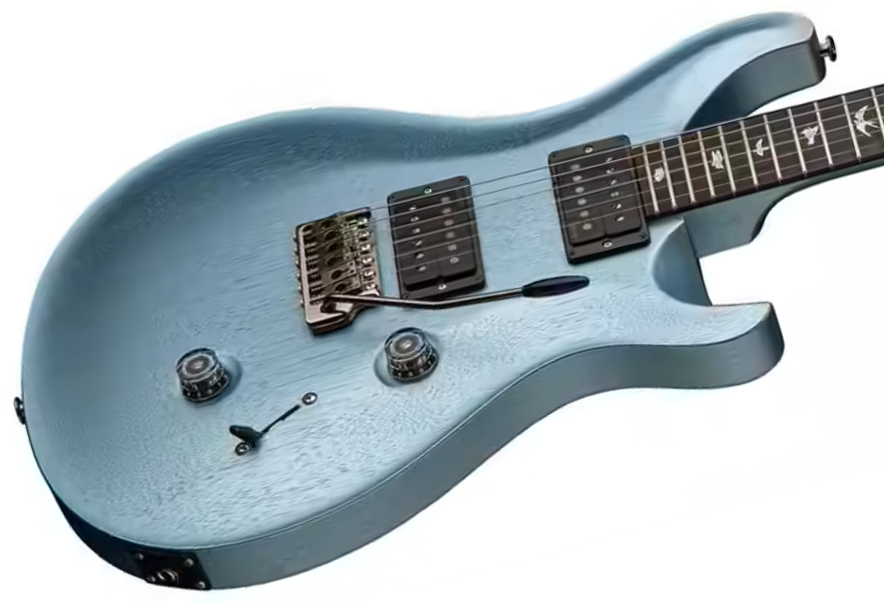 Prs Standard 24 Usa 2h Trem Rw - Satin Frost Blue Metallic - Double cut electric guitar - Variation 2