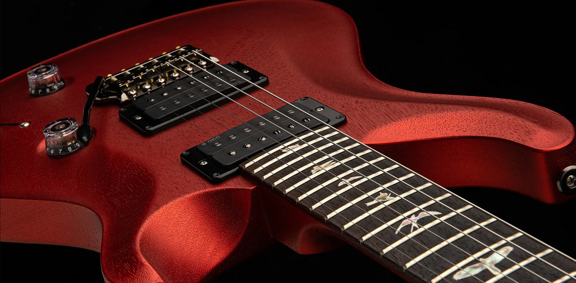 Prs Standard 24 Usa 2h Trem Rw - Satin Red Apple Metallic - Double cut electric guitar - Variation 2