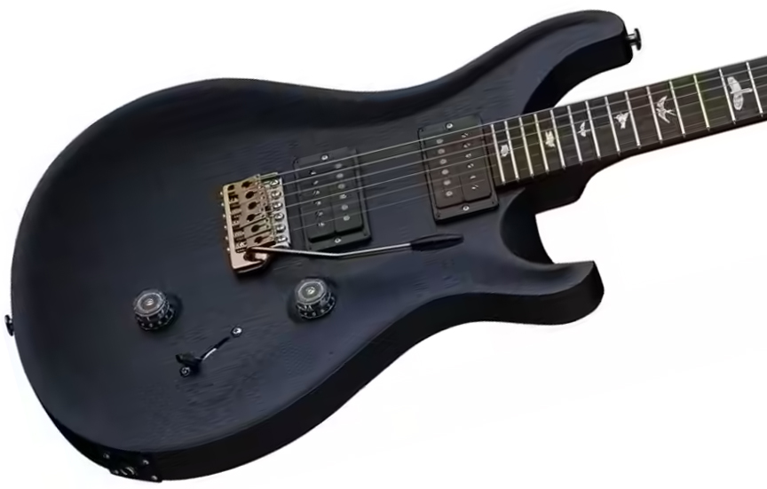 Prs Standard 24 Usa 2h Trem Rw - Pearl Black - Double cut electric guitar - Variation 3