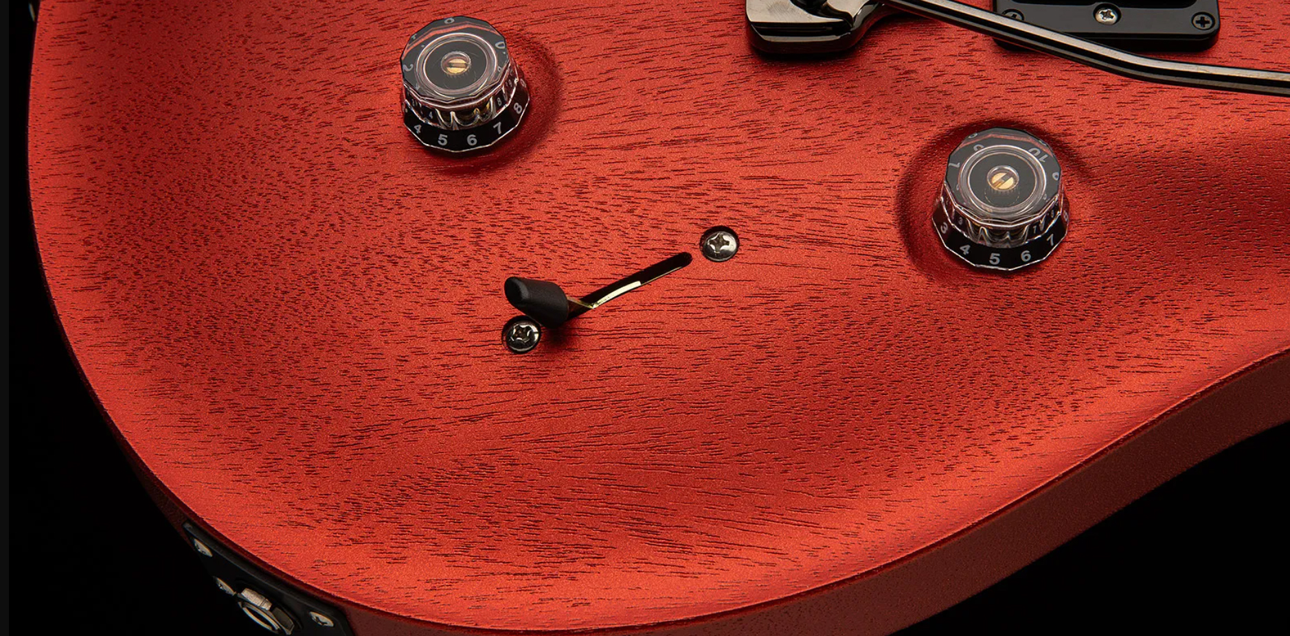 Prs Standard 24 Usa 2h Trem Rw - Satin Red Apple Metallic - Double cut electric guitar - Variation 3