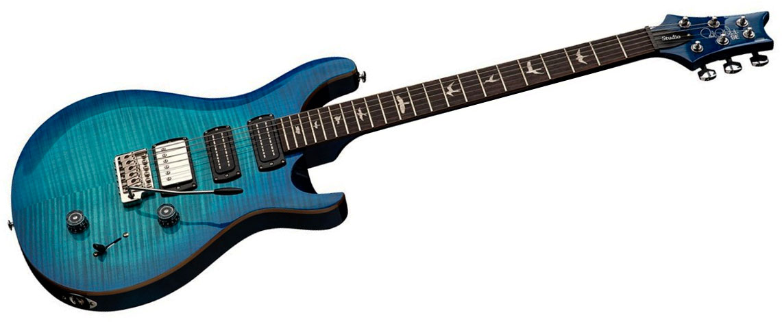 Prs Studio Se 1h 2mh Trem Rw - Lake Blue - Double cut electric guitar - Variation 2