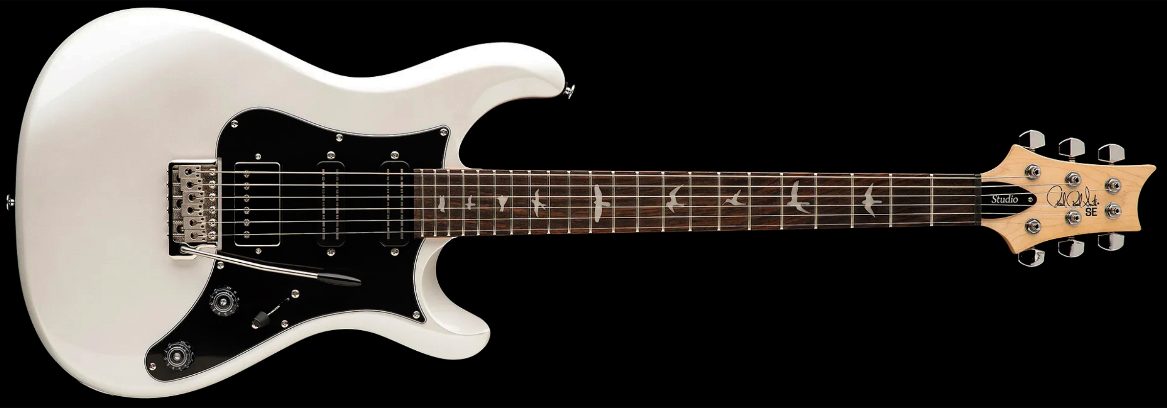 Prs Studio Standard Se (wing Tuners) 1h 2mh Trem Rw - Pearl White - Double cut electric guitar - Variation 3
