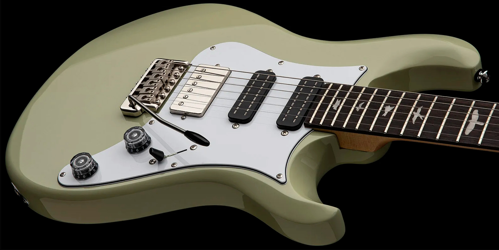 Prs Studio Standard Se (wing Tuners) 1h 2mh Trem Rw - Sage Green - Double cut electric guitar - Variation 4