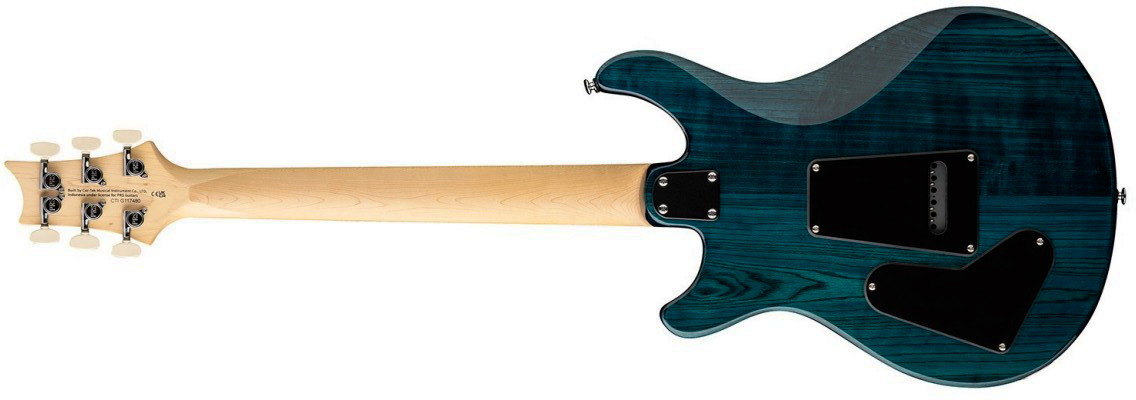 Prs Swamp Ash Special Se (wing Tuners) Hsh Trem Mn - Iridescent Blue - Double cut electric guitar - Variation 2