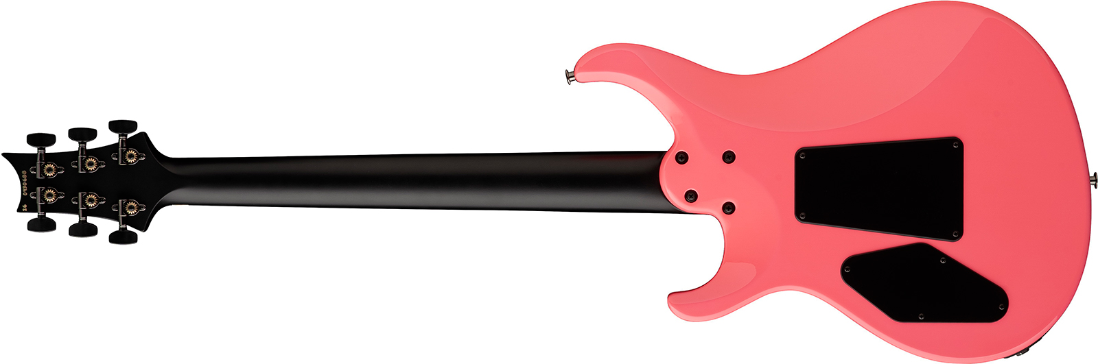 Prs Tekton Floyd Usa 2h Fr Eb - Hot Pink - Double cut electric guitar - Variation 1