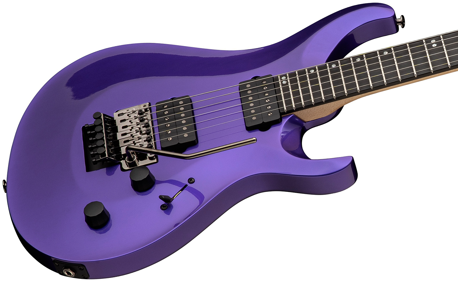 Prs Tekton Floyd Usa 2h Fr Eb - Purple Royale - Double cut electric guitar - Variation 2