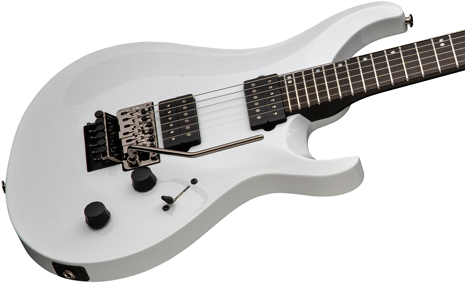 Prs Tekton Floyd Usa 2h Fr Eb - White Holoflake - Double cut electric guitar - Variation 2
